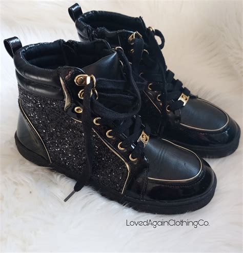 michael kors glitter boots